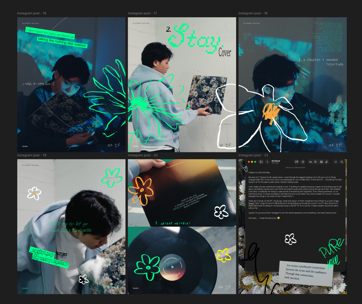 Activity 1: Glitch music visualizer in TouchDesigner reacting to my own released music. The visualizer responds to amplitude and frequency data from the audio in real time.